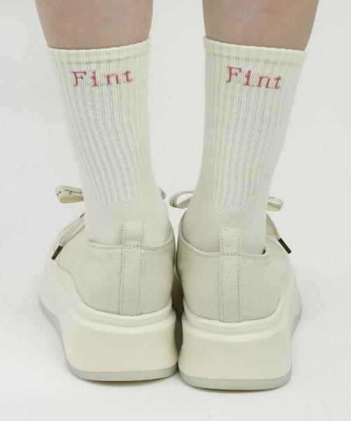 「F i.n.t」 ローカットスニーカー S アイボリー レディース_画像5