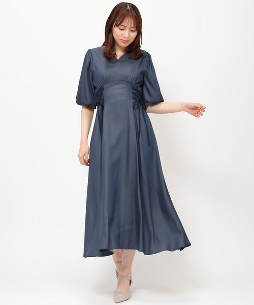 「MISCH MASCH」 半袖ワンピース S ブルー レディース_画像3