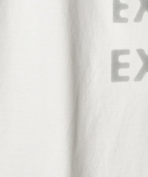 attisessionワンショルダー ロゴプリントTシャツ ホワイト ATTISESSION（アティセッション） tシャツ 半袖 「ATTISESSION」ビック