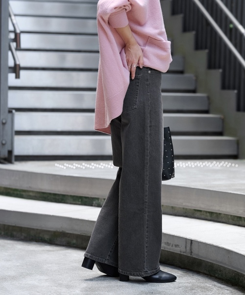 「JOURNAL STANDARD relume」 ブーツカットデニムパンツ 40 ブルー系その他 レディースの画像