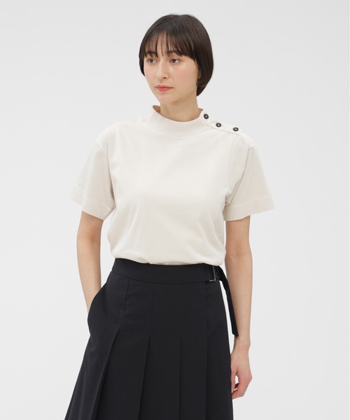 MHL.（エムエイチエル） tシャツ 半袖 GARMENT DYED TOUGH COTTON LINE