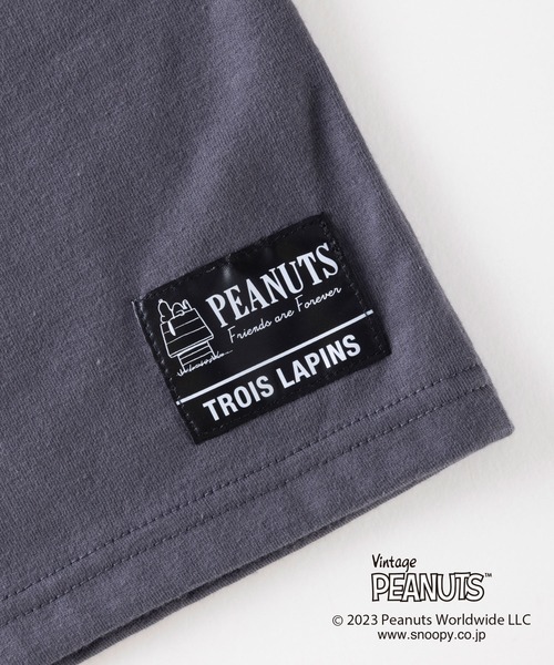 「Vintage PEANUTS」 「KIDS」長袖カットソー 80cm チャコールグレー キッズ_画像8