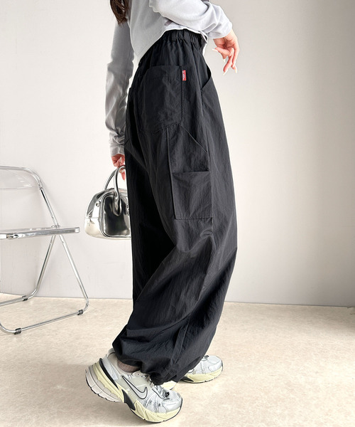 「Java」 パンツ LARGE チャコール レディース_画像2