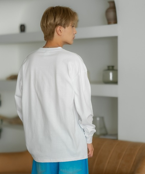「SIDEWAY STANCE」 長袖Tシャツ X-LARGE ホワイト メンズ_画像2