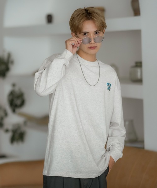「SIDEWAY STANCE」 長袖Tシャツ X-LARGE ホワイト メンズ_画像7