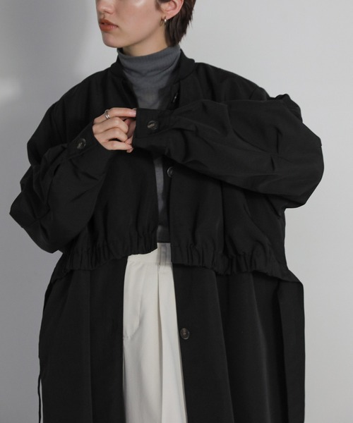 「select MOCA」 トレンチコート LARGE ベージュ レディース_画像4