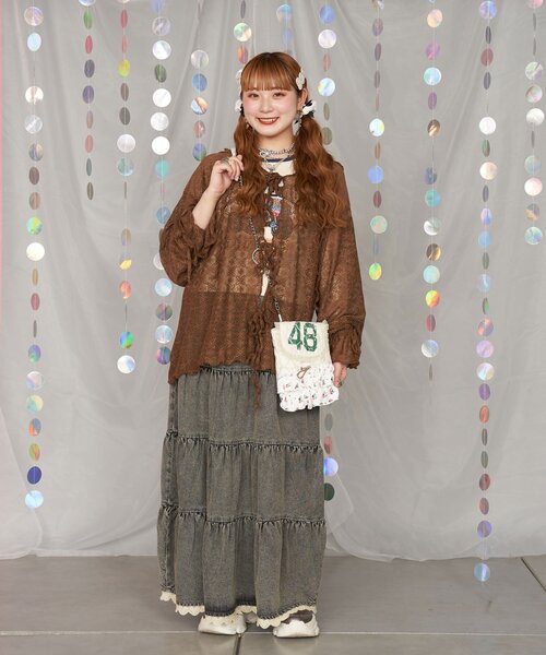「CIAOPANIC」 ショルダーバッグ ONE SIZE サックスブルー レディース_画像5