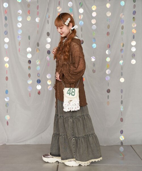 「CIAOPANIC」 ショルダーバッグ ONE SIZE サックスブルー レディース_画像6