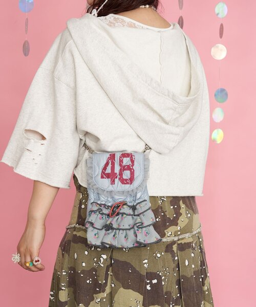 「CIAOPANIC」 ショルダーバッグ ONE SIZE サックスブルー レディース_画像9