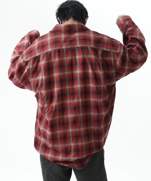 シャツ ms6557-DOUBLE-SHIRTS レイヤードシャツ(616710) メンズの画像
