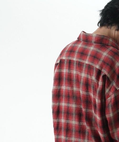 シャツ ms6557-DOUBLE-SHIRTS レイヤードシャツ(616710) メンズの画像