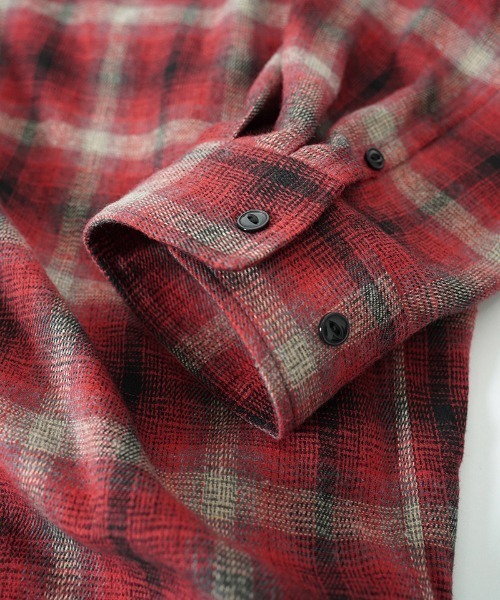 シャツ ms6557-DOUBLE-SHIRTS レイヤードシャツ(616710) メンズの画像