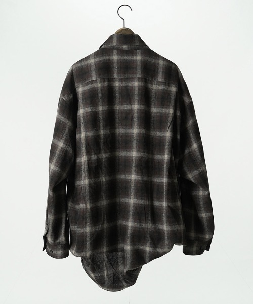 シャツ ms6557-DOUBLE-SHIRTS レイヤードシャツ(616710) メンズの画像
