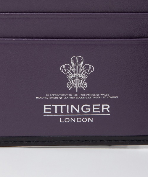 「ETTINGER」 財布 FREE パープル メンズ_画像8