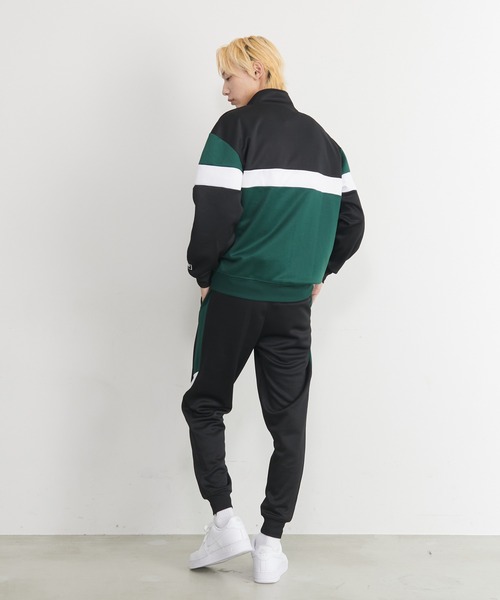FILA セットアップ ３点セット グリーン XLサイズ FILA（フィラ） セットアップ 「FILA/フィラ」上下セット ジャージ