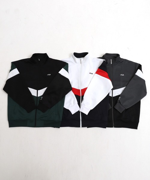 FILA トラックジャケット パンツ セットアップ ホワイト M FILA（フィラ） セットアップ 「FILA/フィラ」上下セット ジャージ