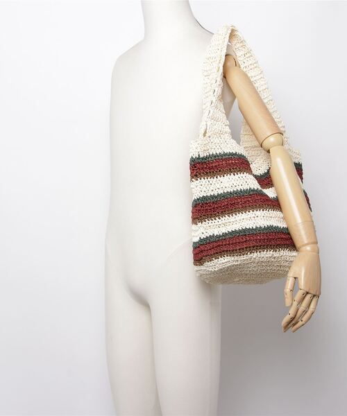 「Ray BEAMS」 かごバッグ ONE SIZE ナチュラル レディース_画像6