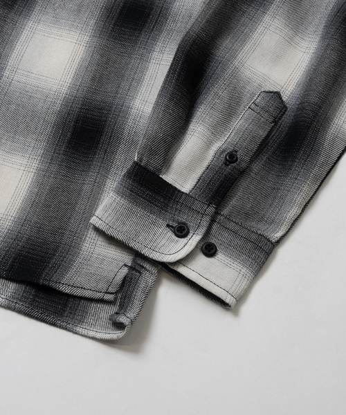 「JOHN'S CLOSET」 長袖シャツ LARGE ブルー メンズ_画像9