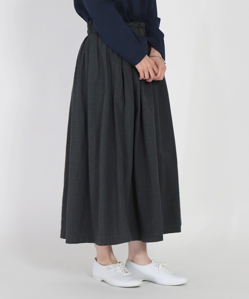 Brocante グレー フレアスカート Brocante 「Brocante」 フレアスカート 2 グレー系その他 レディース