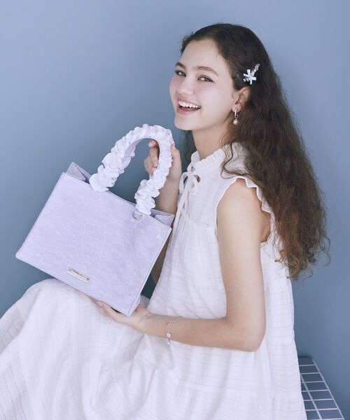 Maison de FLEUR（メゾンドフルール） トートバッグ ブルーマニア