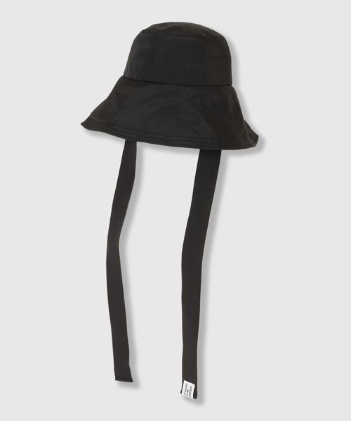 新品◆things that matter◆RIBBON NYLON HAT◆黒 THINGS THAT MATTER（シングス ザット マター） 帽子 ハット uvカット