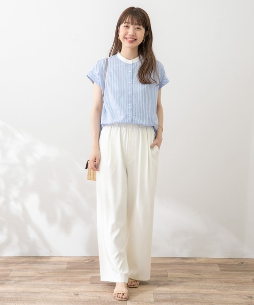 「URBAN RESEARCH Sonny Label」 半袖ブラウス FREE ブルー系その他 レディース_画像2