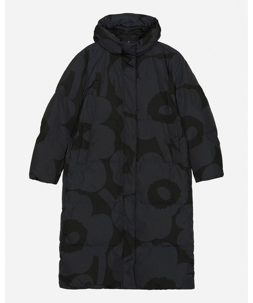 【美品】marimekko マリメッコ Unikko ダウンコート marimekko（マリメッコ） ダウンコート ダウンジャケット 「バナー掲載