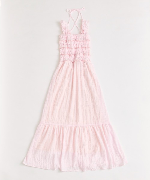 「OLIVE des OLIVE」 ノースリーブワンピース SMALL ピンク レディース_画像3