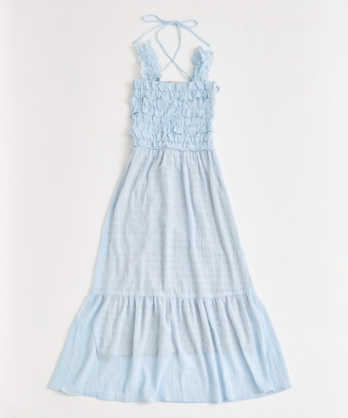 「OLIVE des OLIVE」 ノースリーブワンピース SMALL ピンク レディース_画像4