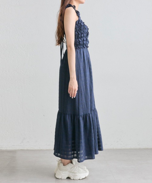 「OLIVE des OLIVE」 ノースリーブワンピース SMALL ピンク レディース_画像7