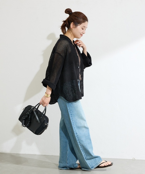 「ARMY TWILL」 長袖カットソー FREE ブラック レディース_画像5