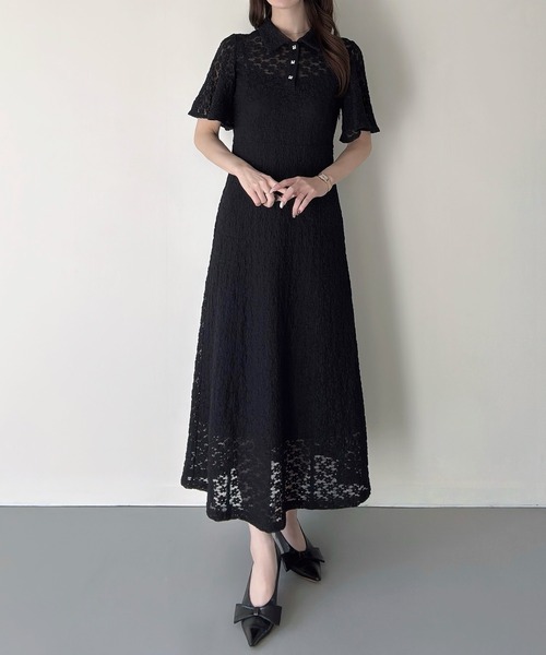 「Meiru」 シャツワンピース SMALL アイボリー レディース_画像9
