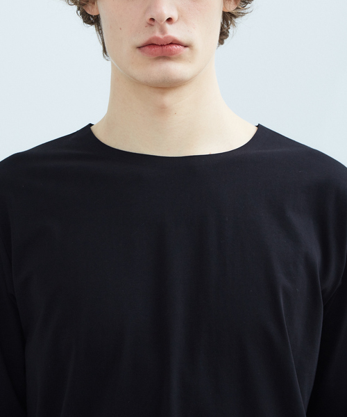 ABAHOUSE tシャツ 圧着クルー ライントリム ロングスリーブT ABAHOUSE tシャツ 圧着クルー ライントリム ロングスリーブT