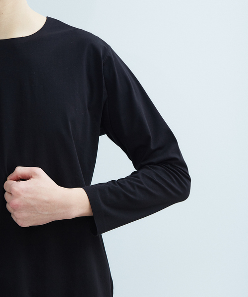 ABAHOUSE tシャツ 圧着クルー ライントリム ロングスリーブT ABAHOUSE tシャツ 圧着クルー ライントリム ロングスリーブT