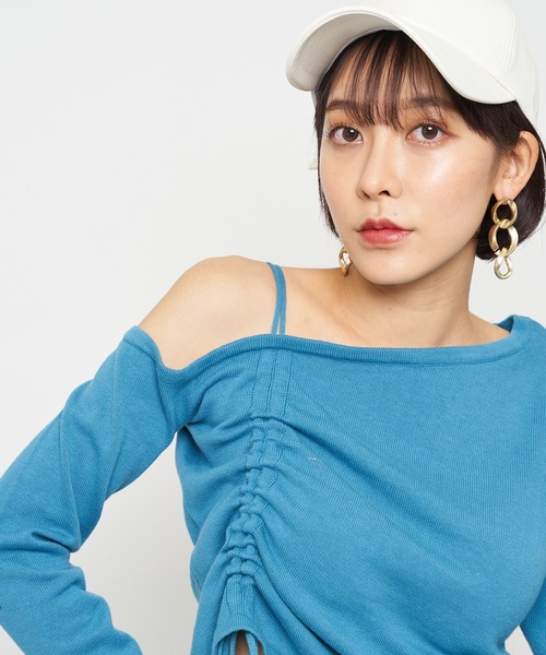ニット セーター ワンショルダーニット レディース ニット セーター ワンショルダーニット レディース : ZOZOTOWN
