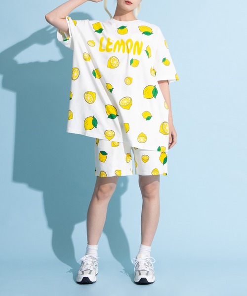 PUNYUS - レモン柄 半袖Ｔシャツ プニュズ PUNYUS Online Store / 公式通販