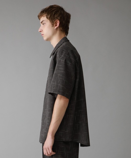 CITY シャツ ブラウス チェックショートスリーブシャツ/CHECK SHORT 