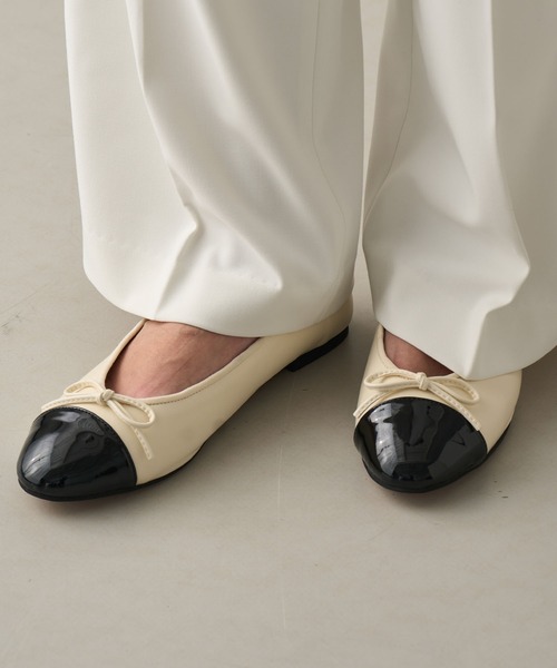 ZAKKA-BOX（ザッカボックス） バレエシューズ パンプス バイカラー