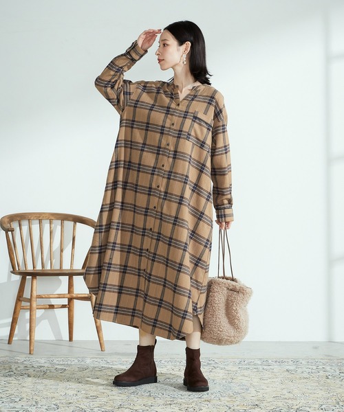 定番高評価 ワンピース シャツワンピース チェック柄 シャツワンピース ZOZOTOWN PayPayモール店 - 通販 - PayPayモール 好評低価