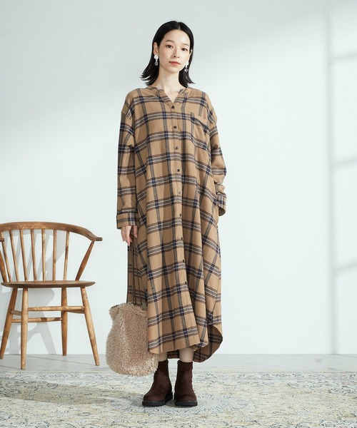 定番高評価 ワンピース シャツワンピース チェック柄 シャツワンピース ZOZOTOWN PayPayモール店 - 通販 - PayPayモール 好評低価