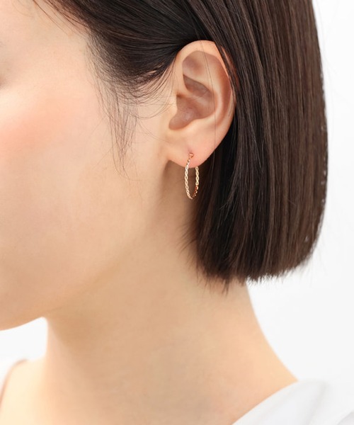 ピアス K10 イエローゴールド ピアス BLOOM/ブルーム WEB限定 レディースの画像