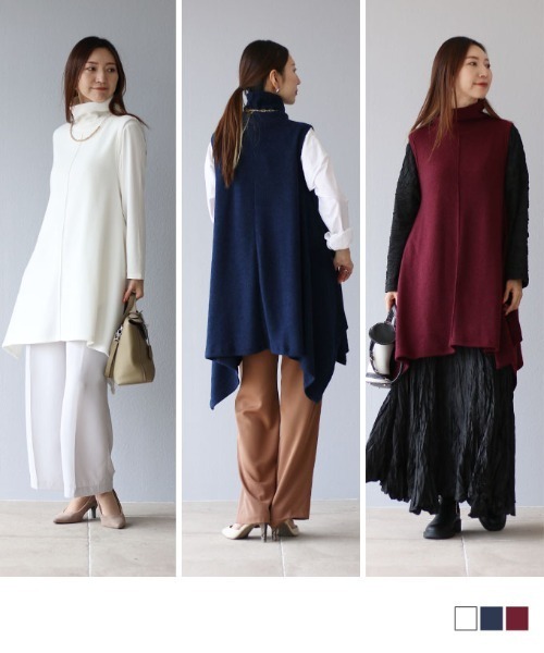 ベスト ジレ 暖かいだけじゃつまらないニットベスト レディース Vieo ベスト ジレ 暖かいだけじゃつまらないニットベスト