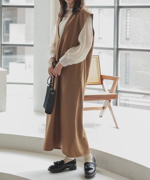 Isn't She？（イズントシー） ワンピース キーネックフレンチロング