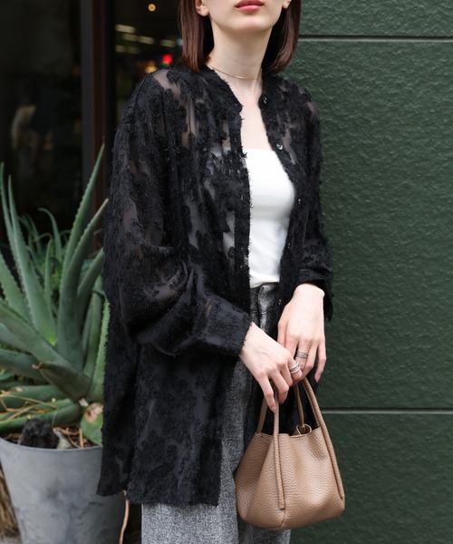 新品 シートーキョー SHE Tokyo Aloma black ブラウス Aloma black SHE Tokyo 新品 今期 黒
