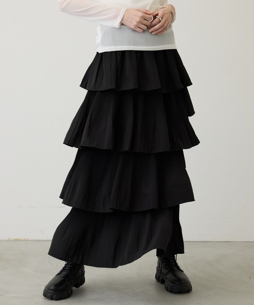スカート POSIE NOSTALGIC TIERED SKIRT SEN TOKYO スカート イレギュラーデザインティアードスカート