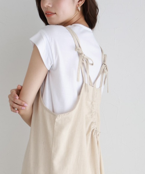 ワンピース  インナー  セット Pierrot ワンピース インナーセットチュールキャミワンピース