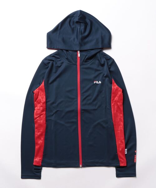 FILA♡【極美品】ディジーのエンボス加工のフーディパーカーM