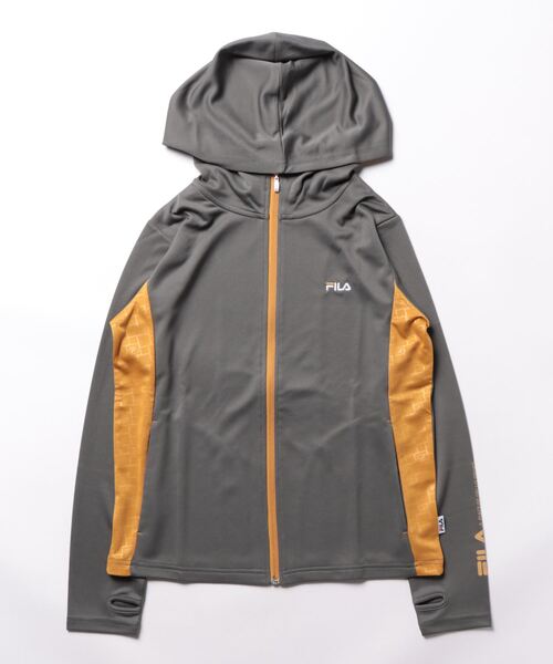 FILA パーカー FILA/フィラ エンボス切替ジップパーカー