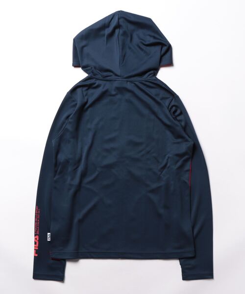 新作グッ FILA♡【極美品】ディジーのエンボス加工のフーディパーカーM ウェア