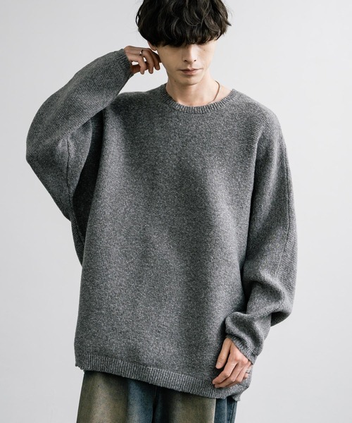 ノルマン(NORMAN) セーター　Lサイズ Rocky Monroe セーター ニット オーバーサイズミラノリブ
